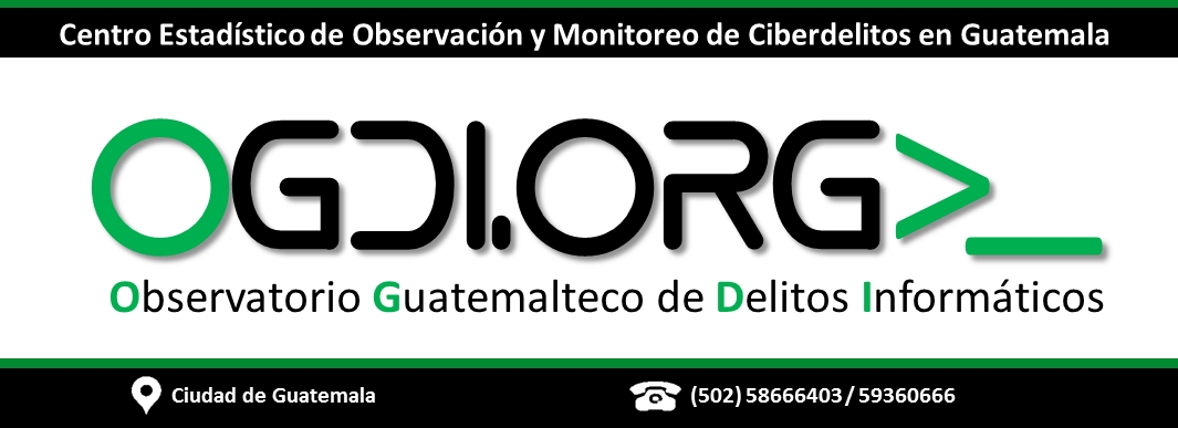 Logo de OBSERVATORIO GUATEMALTECO DE DELITOS INFORMáTICOS -OGDI-